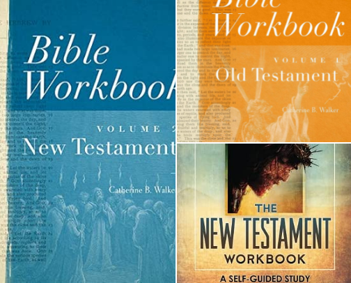 Read Now - Bible Workbook, Volume 2 -- New Testament study companions and guides cover photo collage