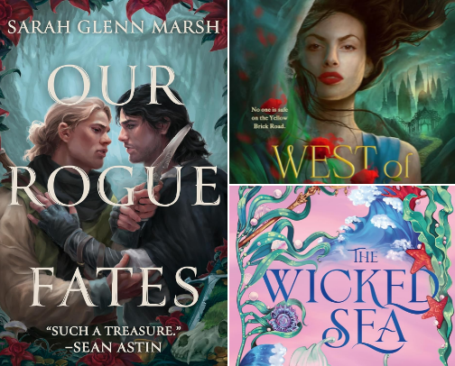 April Romantasy Releases!! cover photo collage