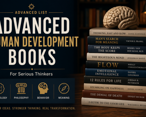 Human Development Books That Go Beyond Self-Help cover photo collage