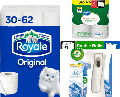 Bathroom supply cover photo collage