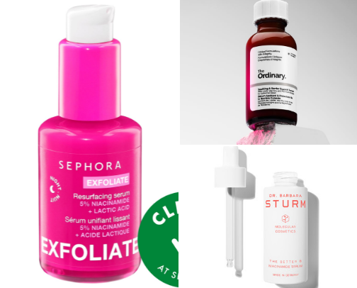 Serum for face cover photo collage