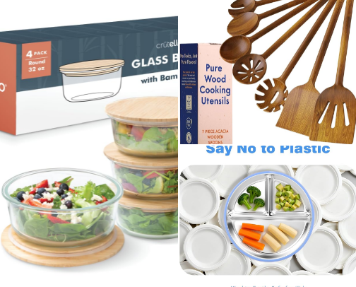 Nontoxic kitchen swaps cover photo collage