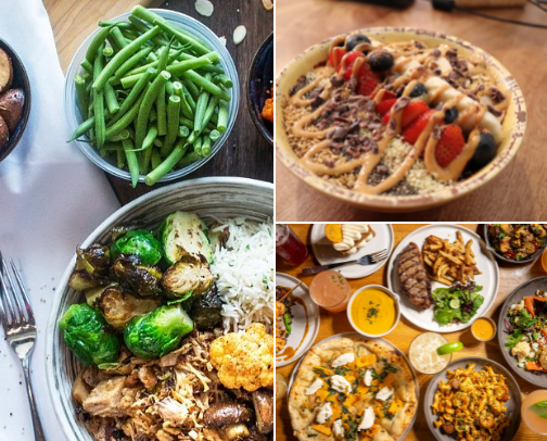 Healthy Dining,Fresh, Wholesome Restaurants You’ll Love cover photo collage