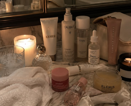 Skincare for When Your Skin Chooses Chaos cover photo collage