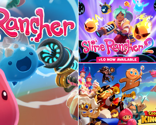 Virtual game recommendations cover photo collage
