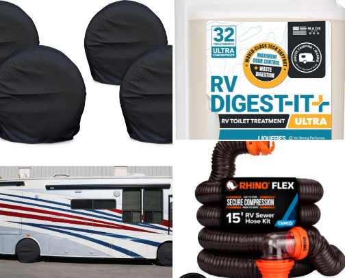 Camper Essentials cover photo collage