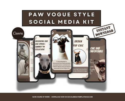 🌟 Social Media Template Hub – Canva Templates That Sell cover photo collage