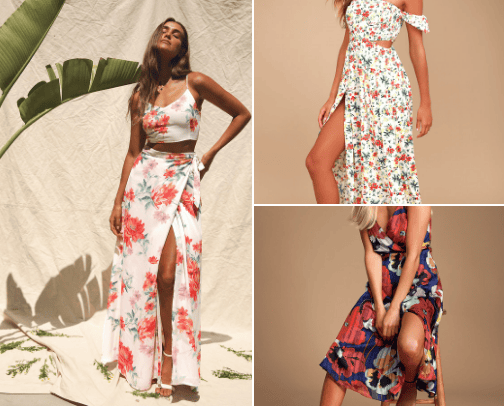 Lulus DRESSES cover photo collage