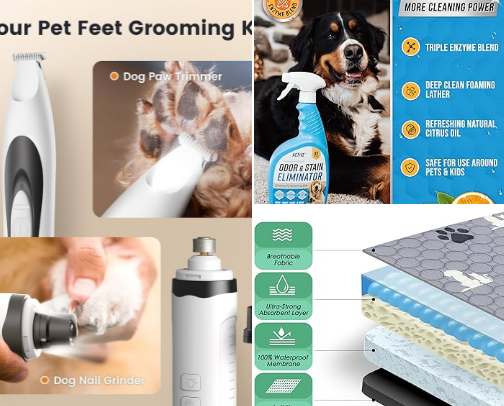 Helpful Dog Essentials for Everyday Life cover photo collage