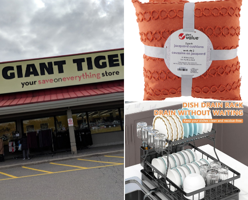 Giant Tiger Shop And Save cover photo collage