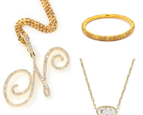 Gold Jewelry that doesn't tarnish! ✨ cover photo collage