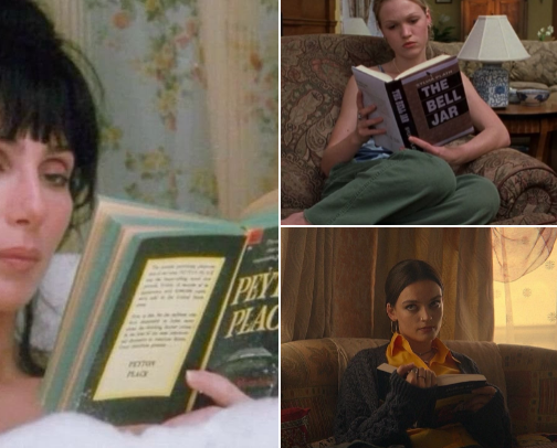 Books in movies cover photo collage
