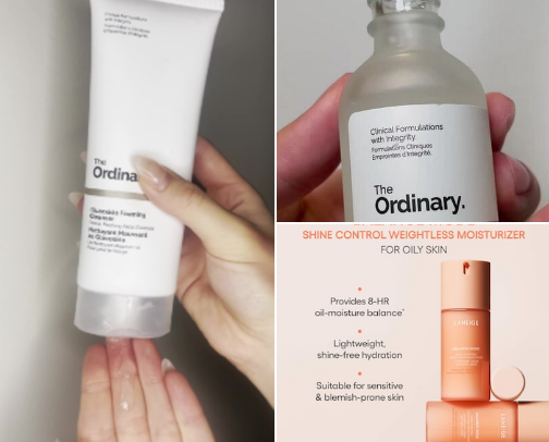 Best Skincare products for Oily skin cover photo collage