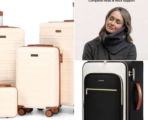 Traveling must haves! cover photo collage
