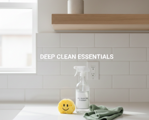 Deep Clean Energy: Everything You Need to Scrub the Stress Away cover photo collage