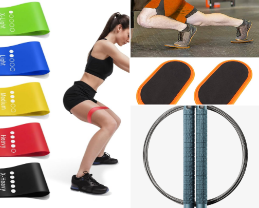 She works out ✈️wherever 🌍 cover photo collage