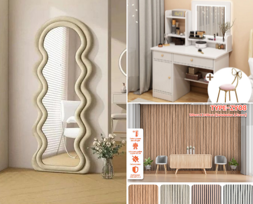 Stylish & Functional: Furniture cover photo collage
