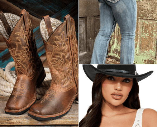 Cow Girl Styles cover photo collage