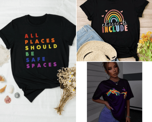 Pride Tees cover photo collage