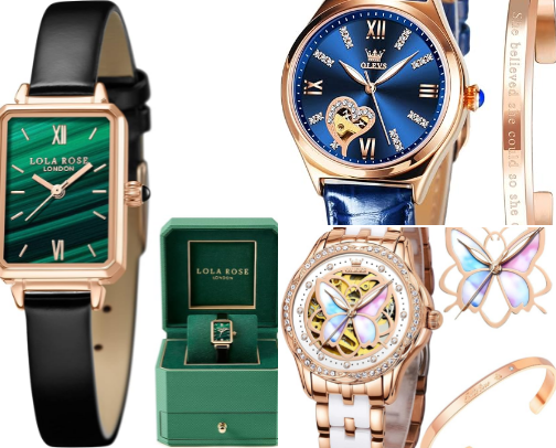 Recommendations for women's watches cover photo collage