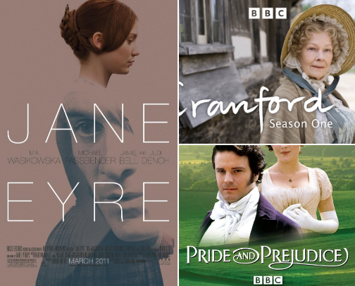 Literary Films & TV Series cover photo collage