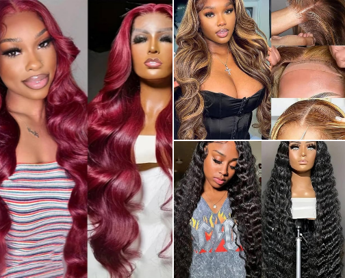 What you will find in my Amazon wigs cart cover photo collage
