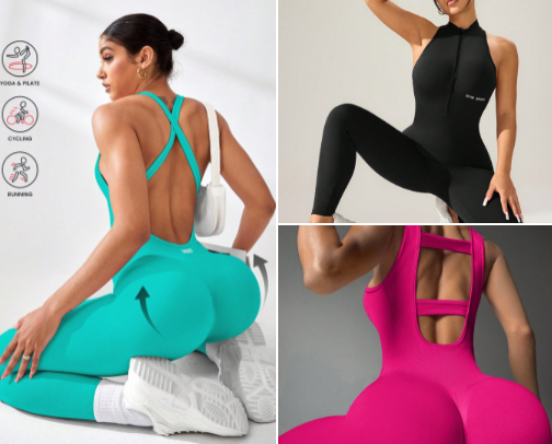Comfortable gym wear cover photo collage