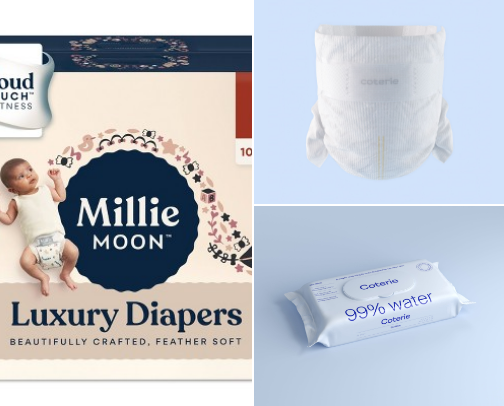 Diapering Supplies cover photo collage