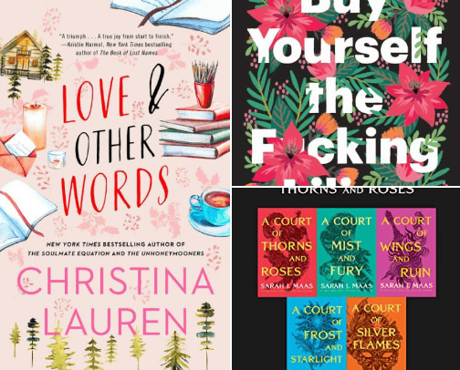 Books Recs cover photo collage