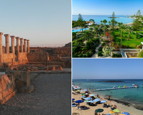 My favorite places to visit in Cyprus cover photo collage