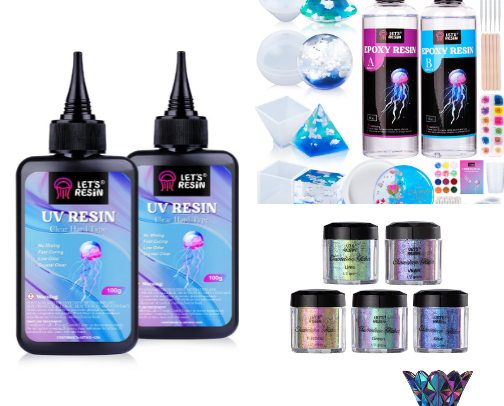 Resin crafters must haves cover photo collage