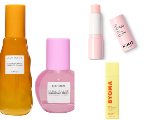 Skin care cover photo collage