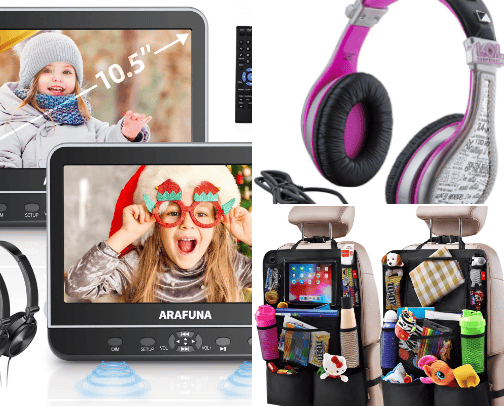 Road trip must haves with kids cover photo collage