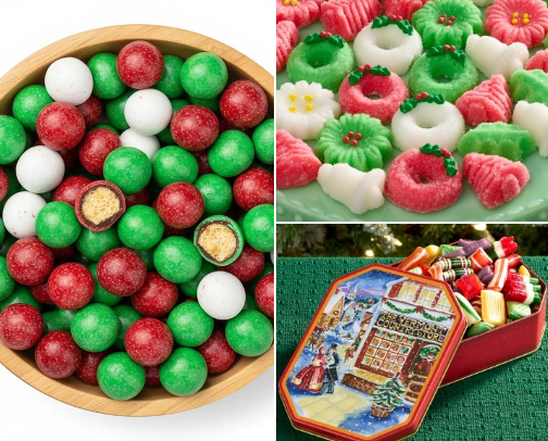 My Favorite Classic and Retro Christmas Sweets and Treats cover photo collage