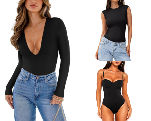 ⭐ Amazon Bodysuits That Make You Look Expensive cover photo collage