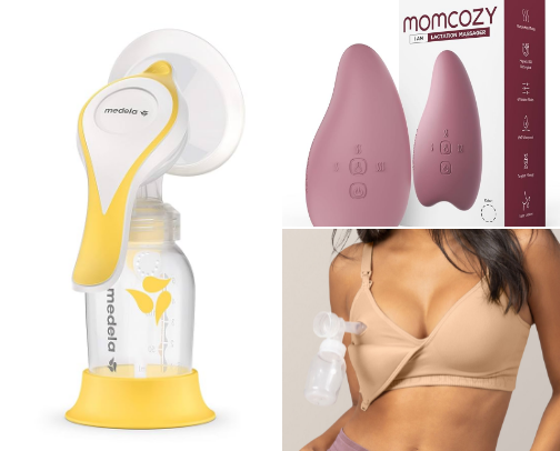 Breastfeeding must haves for the new mama 💛 cover photo collage