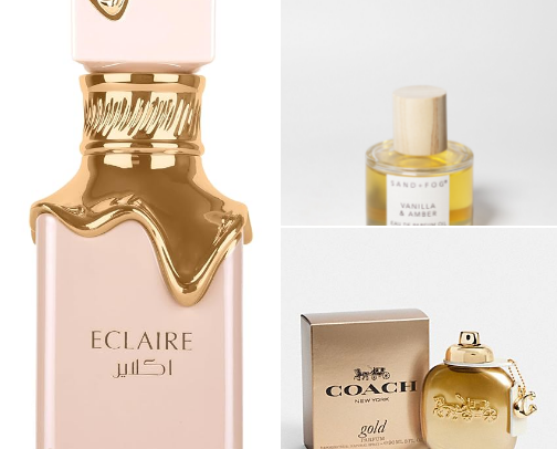 Fragrances cover photo collage