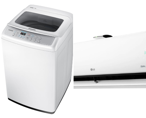 Automatic washing cover photo collage