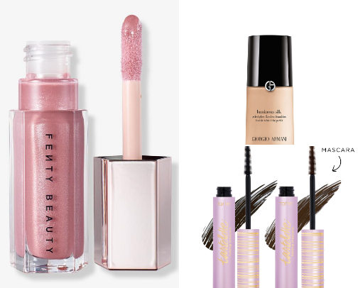 High end beauty must haves cover photo collage
