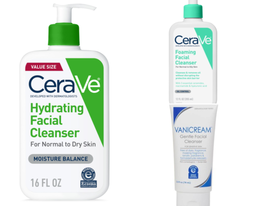 Simple Drugstore Skincare Routine for Sensitive Skin cover photo collage
