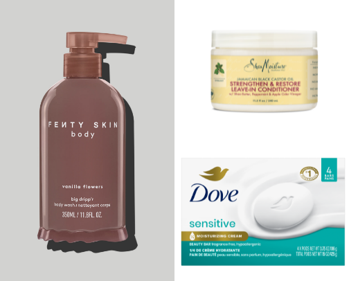 Shower Routine Staples cover photo collage