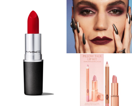 Pretty Savage Lipstick that says I’m done playing Nice cover photo collage