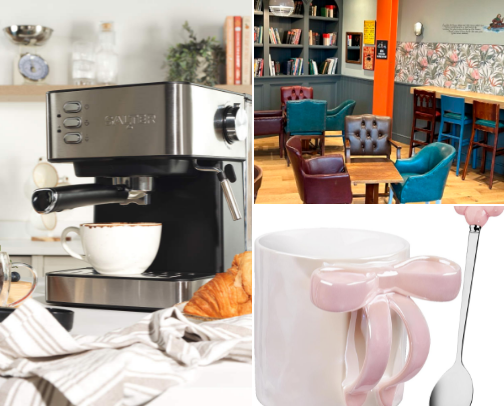 my coffee recs <3☕️ cover photo collage