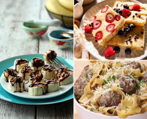 𓎩 quick and easy recipes + easy cooking/baking hacks 𓎩 cover photo collage