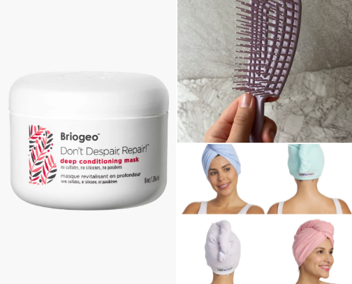 Top-Tier Curl Care 👌 cover photo collage