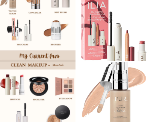 My favorite “Mom Must Have” of Clean Makeup cover photo collage