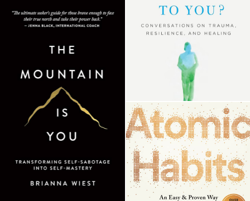 Life enhancing books cover photo collage
