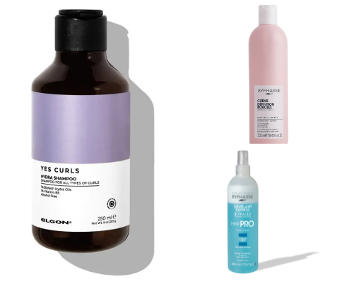 Curly or wavy hair must have products cover photo collage