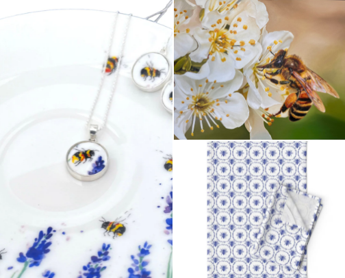 All Things Bumble Bees, Honey Bees, & QUEEN Bees cover photo collage
