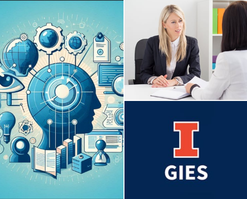 The Global Executive: Mastering Business English & Leadership cover photo collage